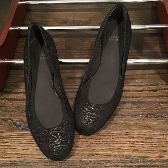 Stuart Weitzman Shoes - Stuart Weitzman Ballerina Flats Black US 9